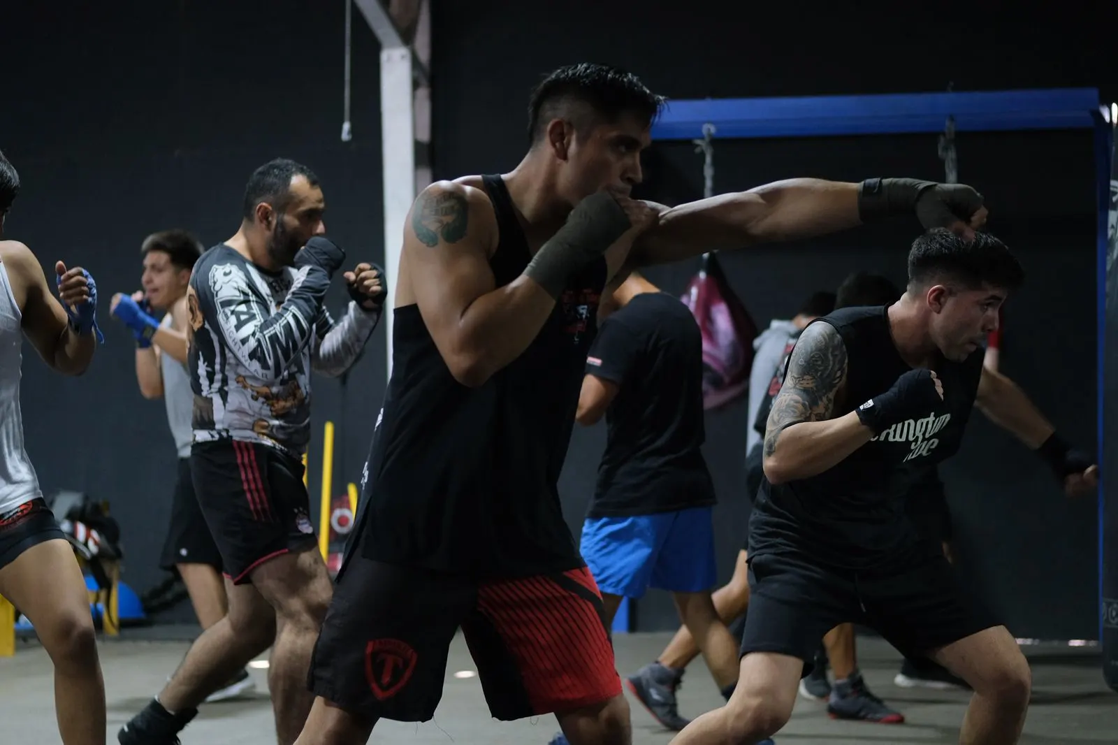 Entrenamiento de boxeo en Team Lobo